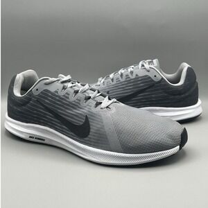 2018 Nike Downshifter 8 Gray Black Running Shoes - Men's Size 11 Used